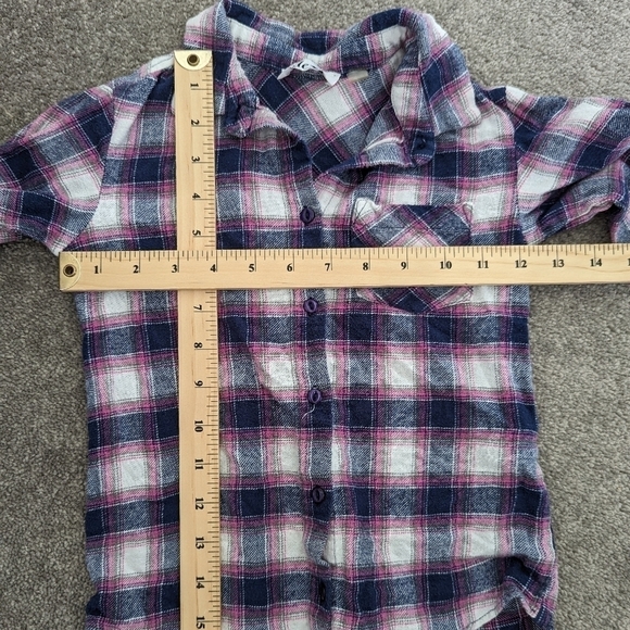 Dex plaid check print button down shirts for kids size 2-3T - Picture 4 of 6